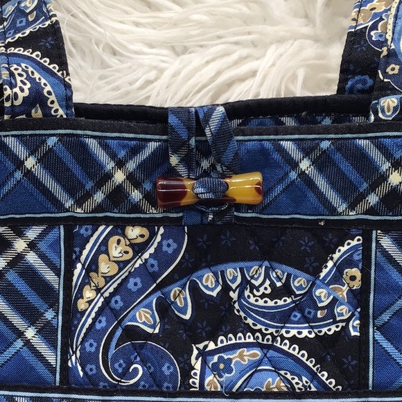 Vera Bradley Blue Floral Print Shoulder Bag & Wallet - Picture 2 of 12